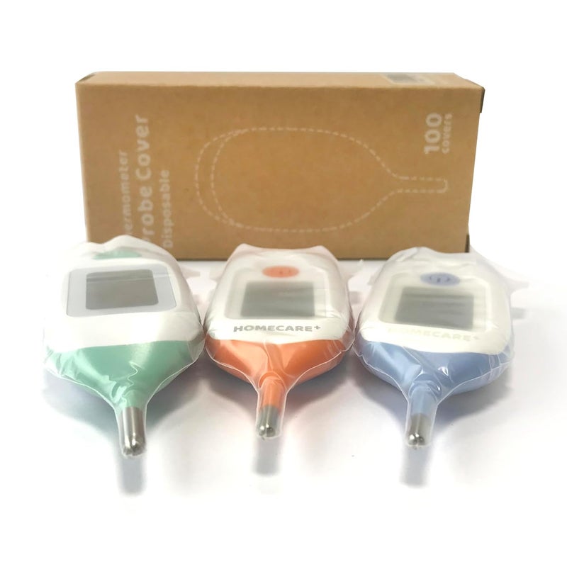 Nomeoop Disposable Cover for Rectal Thermometers - Special for Large Display & Short Probe Baby/Pet Rectal Thermometers (Covers -100 pcs) - Image 4